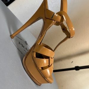 Ysl - Yves Saint Laurent - Nude Plateforms - Supe… - image 1